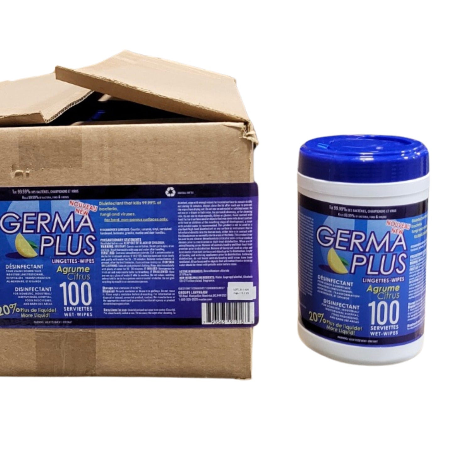 Lingettes Désinfectantes Germa Plus 100 feuilles