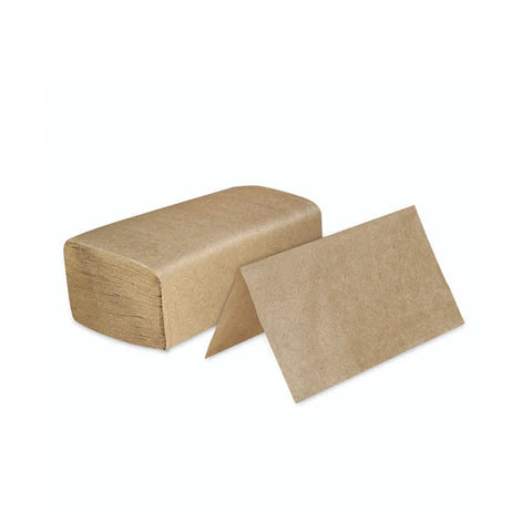 Serviette à pli simple Kraft