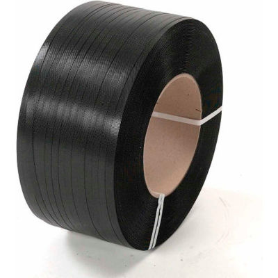 Cerclage Poly 5/8" 16" x 6" Noir Cap 850lb 5900'