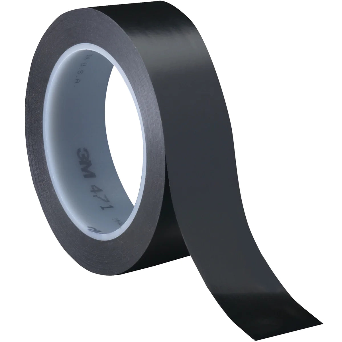Tape Poly Vinyl Black 48mm x 55m