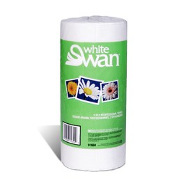 Serviette domestique cygne blanc (01870) 80sh/rouleau