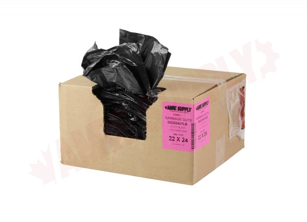 Garbage bag 22 x 24 Reg Black 500/cs