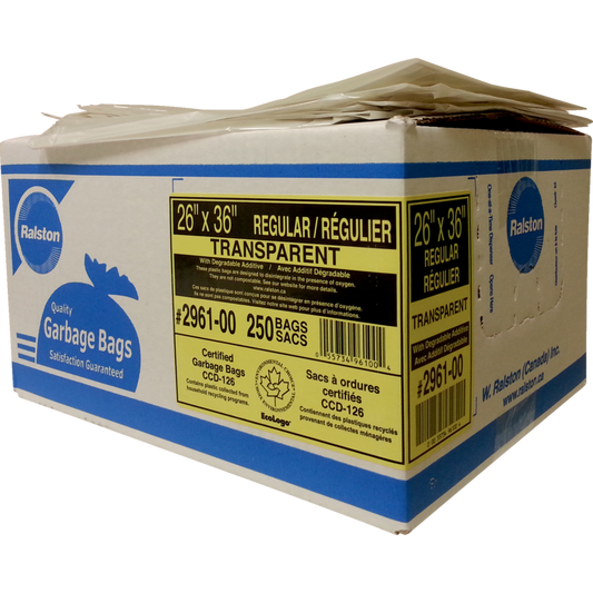 Garbage Bag 26" x 36" Regular Clear
