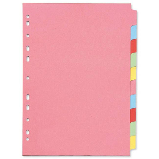 Dividers Opmark 10 Tab Coloured