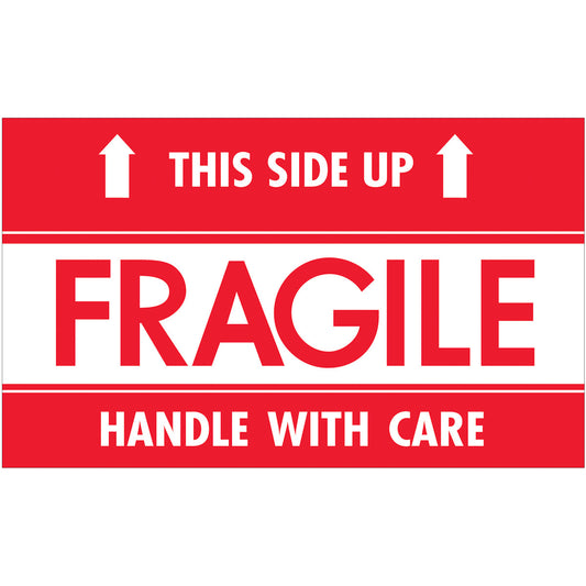 Label 3" x 4" "FRAGILE" psl15