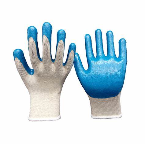 Glove Latex Coated Rubber Size 10