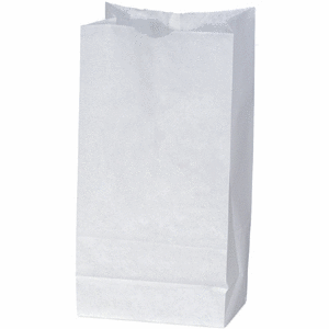Grocery Bag 5lb White DD30