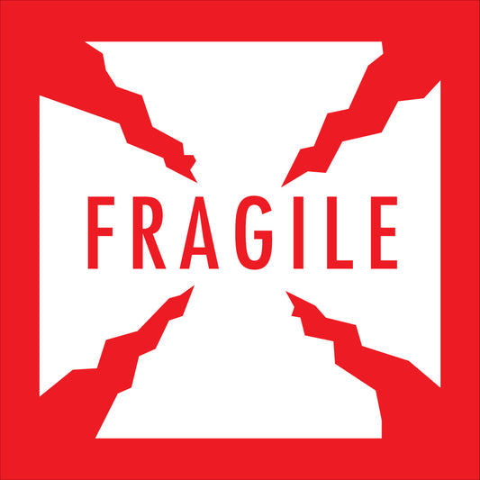 Label 4" x 4" "FRAGILE" psl2