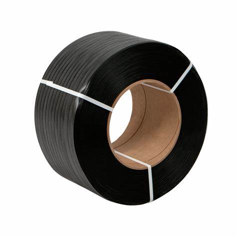 Cerclage Poly 1/2" 8" x 8" noir capuchon 600lb 7200'