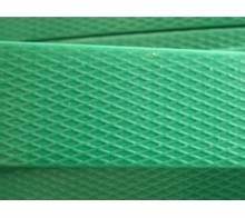 Strapping Poly 5/8" 16" x 6" Green Embossed 1400cap  4100'