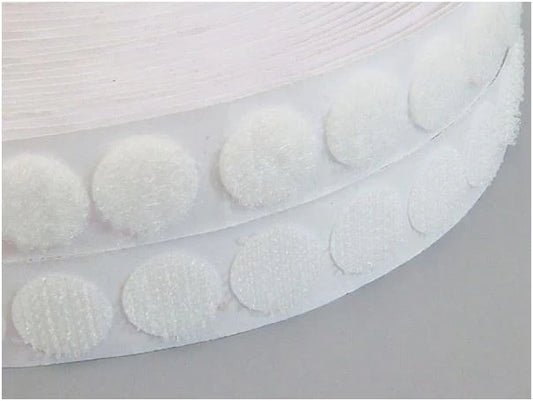 White Velcro Circles 1/2"